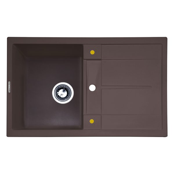 Кухонная мойка Zigmund & Shtain RECHTECK 780 ШВЕЙЦ.ШОКОЛАД