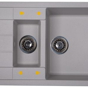 Кухонная мойка Ecoshtein RECHTECK 781.5 Серый шелк