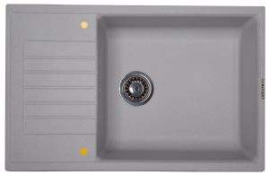 Кухонная мойка Ecoshtein RECHTECK 780.500 Серый шелк