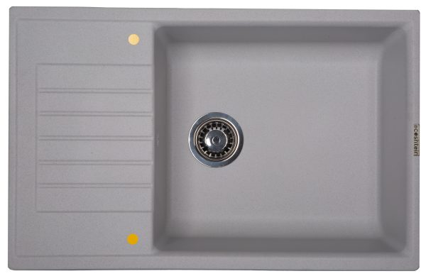 Кухонная мойка Ecoshtein RECHTECK 780.500 Серый шелк
