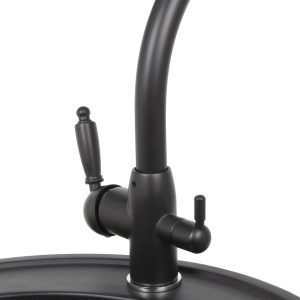 Смеситель Zigmund & Shtain 1500  смеситель ZS ЧЕРН.БАЗАЛЬТ