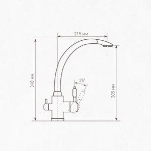 Смеситель Zigmund & Shtain 1500  смеситель ZS НЕРЖ.ПОЛИР