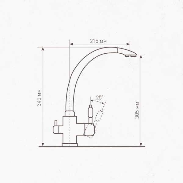 Смеситель Zigmund & Shtain 1500  смеситель ZS НЕРЖ.ПОЛИР