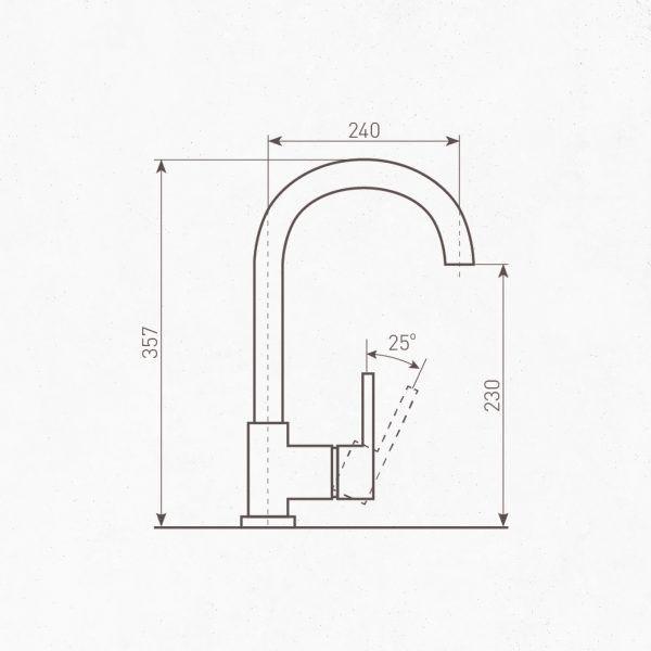 Смеситель Zigmund & Shtain 1600  смеситель ZS МЛЕЧН.ПУТЬ