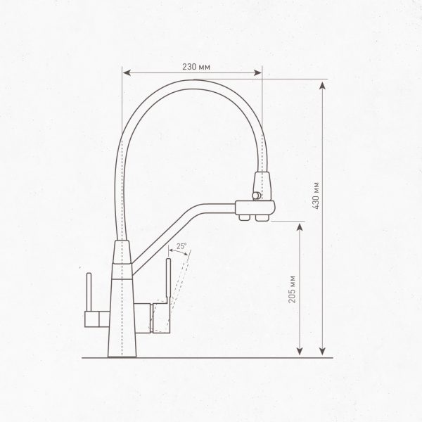 Смеситель Zigmund & Shtain 2200  смеситель ZS ИНД.ВАНИЛЬ