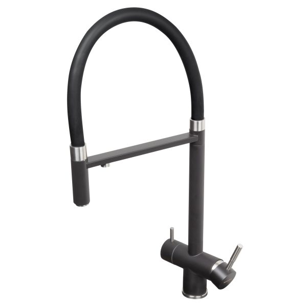 Смеситель Zigmund & Shtain 2300  смеситель ZS ЧЕРН.БАЗАЛЬТ