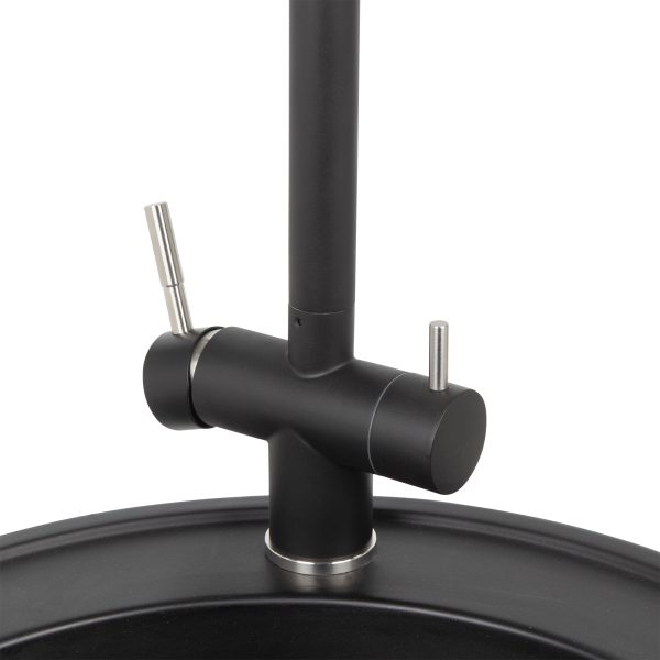 Смеситель Zigmund & Shtain 2300  смеситель ZS ЧЕРН.БАЗАЛЬТ