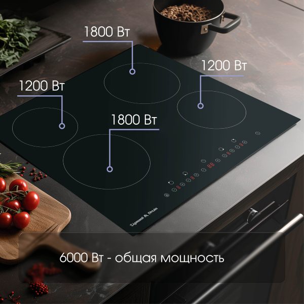 Варочная панель Zigmund & Shtain CN 37.6 B