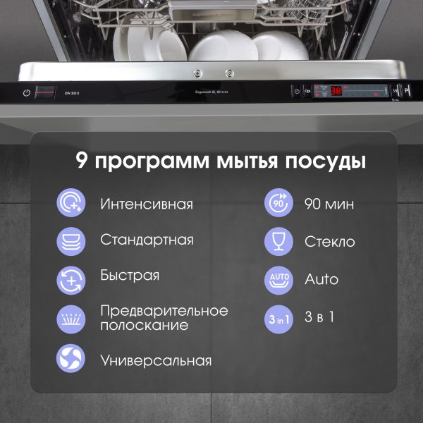 Посудомоечная машина Zigmund & Shtain DW 302.6