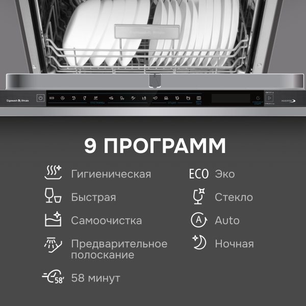 Посудомоечная машина Zigmund & Shtain DW 311.6