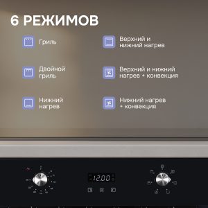 Духовой электрический шкаф Zigmund & Shtain E 164 B