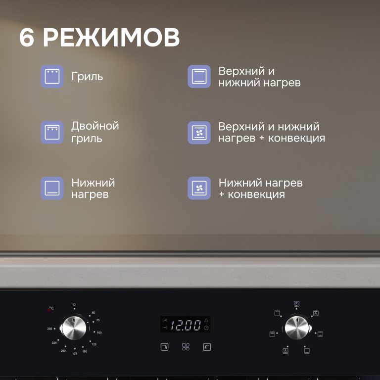 Духовой электрический шкаф Zigmund & Shtain E 164 B