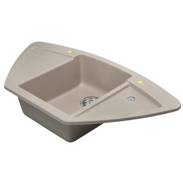 Кухонная мойка Zigmund & Shtain ECKIG 900 РЕЧН.ПЕСОК