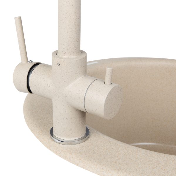 Смеситель Ecoshtein ES 0400 бежевый