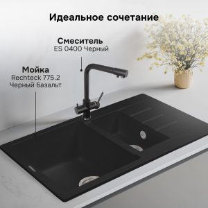Смеситель Ecoshtein ES 0400 черный