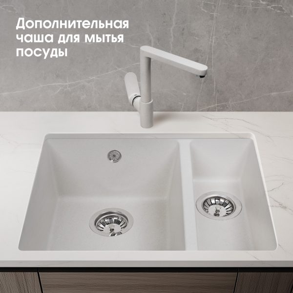 Кухонная мойка Zigmund & Shtain INTEGRA 500.2 МЛЕЧН.ПУТЬ