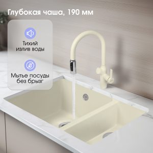 Кухонная мойка Zigmund & Shtain INTEGRA 500.2 МОЛОД.ШАМП