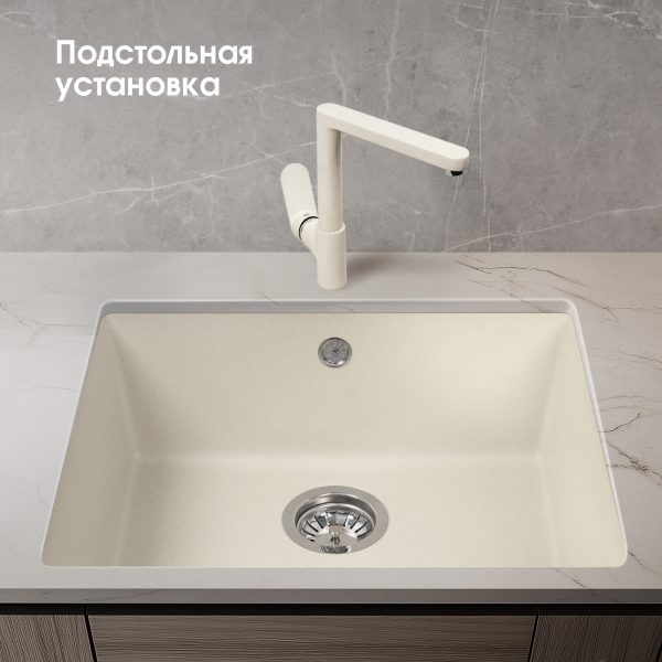 Кухонная мойка Zigmund & Shtain INTEGRA 500 ТОПЛ.МОЛОКО