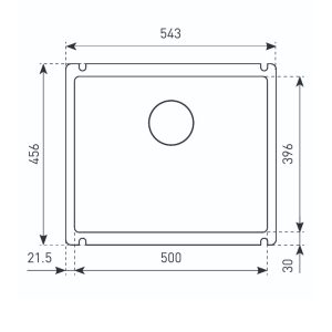 Кухонная мойка Zigmund & Shtain INTEGRA 500 ОСЕН.ТРАВА