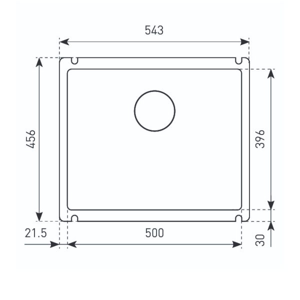 Кухонная мойка Zigmund & Shtain INTEGRA 500 ОСЕН.ТРАВА