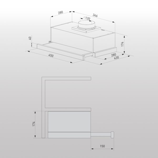Кухонная вытяжка Zigmund & Shtain K 005.41 W