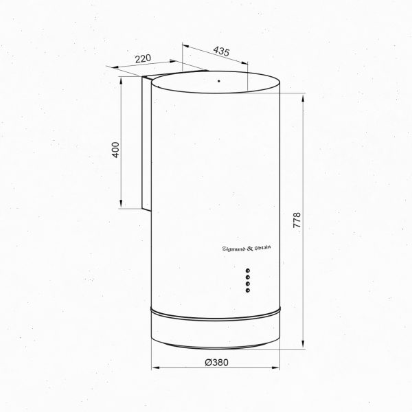 Кухонная вытяжка Zigmund & Shtain K 013.4 W