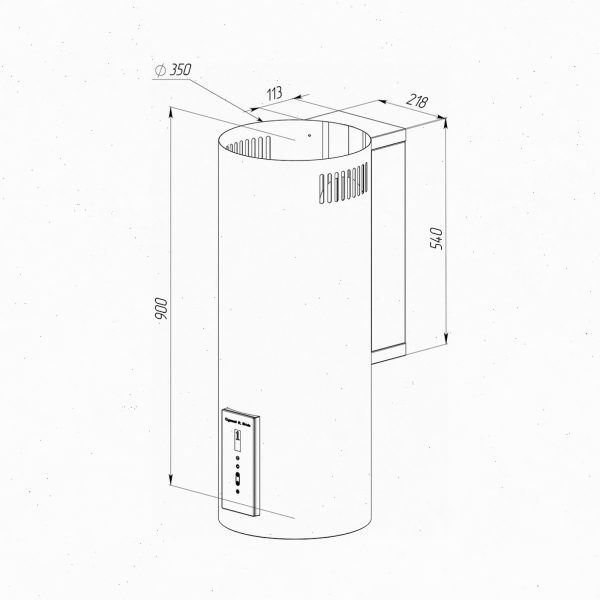 Кухонная вытяжка Zigmund & Shtain K 146.4 W
