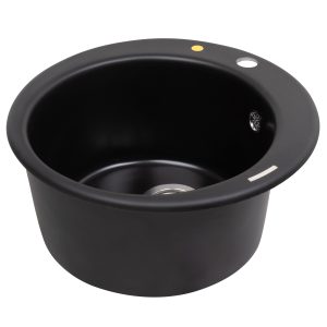 Кухонная мойка Zigmund & Shtain KREIS 480 ЧЕРН.БАЗАЛЬТ