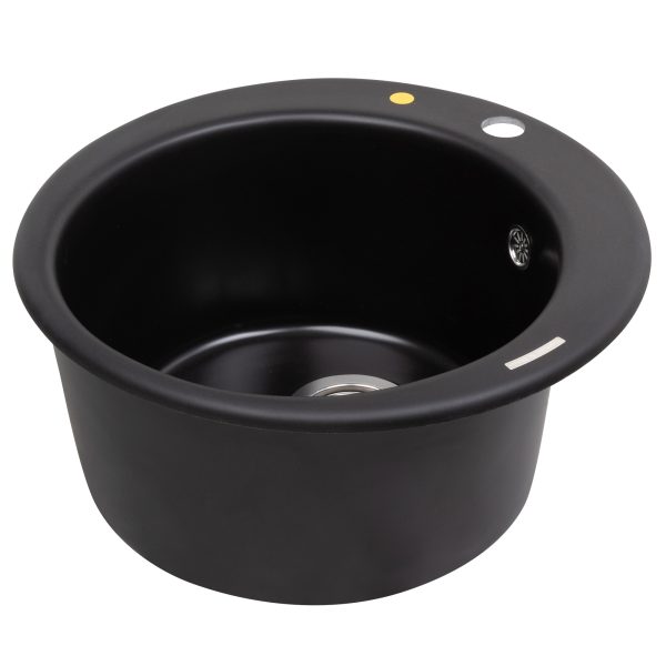 Кухонная мойка Zigmund & Shtain KREIS 480 ЧЕРН.БАЗАЛЬТ