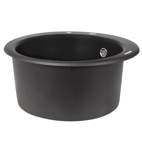 Кухонная мойка Zigmund & Shtain KREIS 480 ЧЕРН.БАЗАЛЬТ