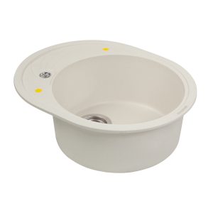 Кухонная мойка Zigmund & Shtain KREIS OV 575 ИНД.ВАНИЛЬ