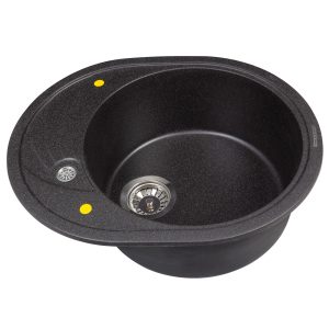 Кухонная мойка Zigmund & Shtain KREIS OV 575 ТЕМН.СКАЛА