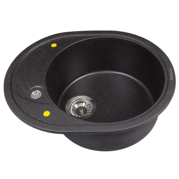 Кухонная мойка Zigmund & Shtain KREIS OV 575 ТЕМН.СКАЛА