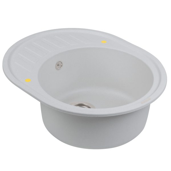 Кухонная мойка Ecoshtein KREIS OV 620 Серый шелк