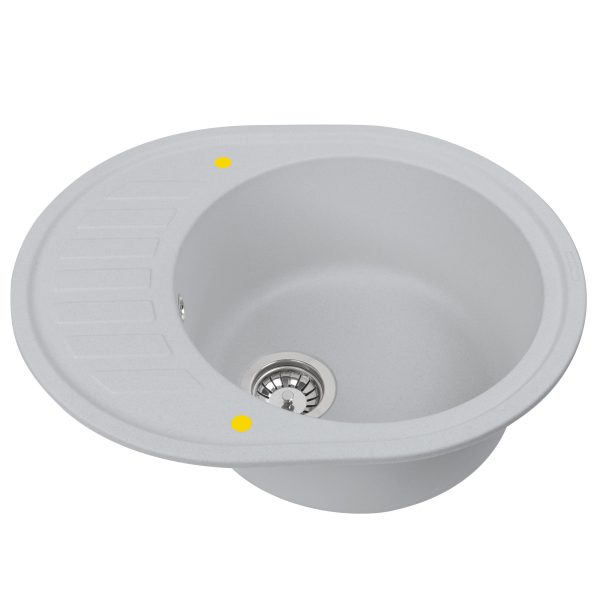 Кухонная мойка Ecoshtein KREIS OV 620 Серый шелк