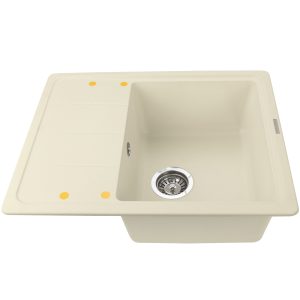 Кухонная мойка Ecoshtein RECHTECK 620 Капучино