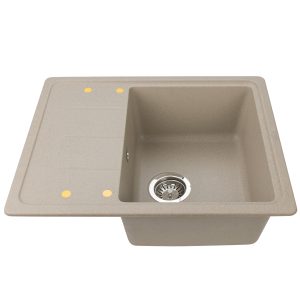 Кухонная мойка Ecoshtein RECHTECK 620 Песочный