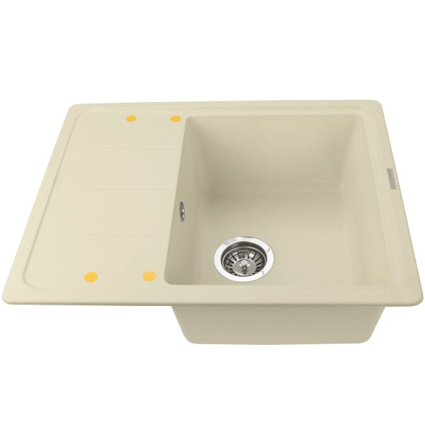 Кухонная мойка Ecoshtein RECHTECK 620 Шампань