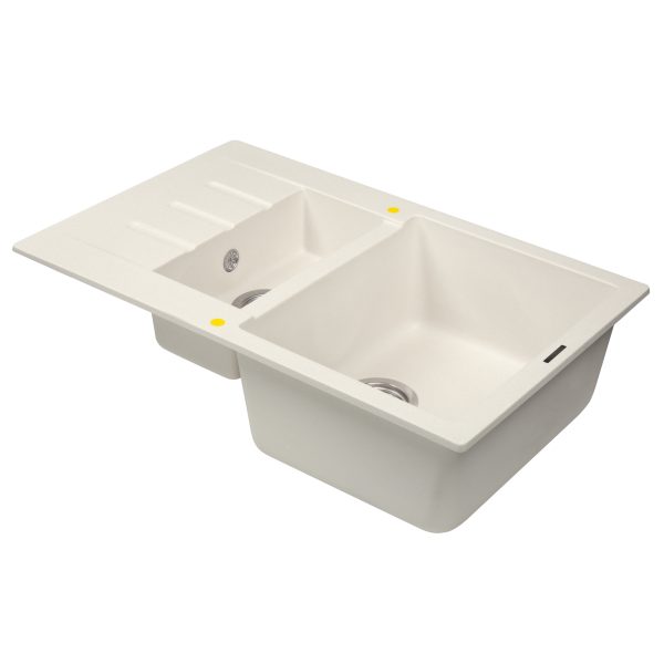 Кухонная мойка Zigmund & Shtain RECHTECK 775.2 ИНД.ВАНИЛЬ