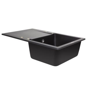 Кухонная мойка Zigmund & Shtain RECHTECK 775 ЧЕРН.БАЗАЛЬТ