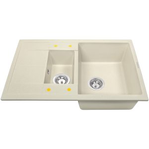 Кухонная мойка Zigmund & Shtain RECHTECK 780.2 ТОПЛ.МОЛОКО