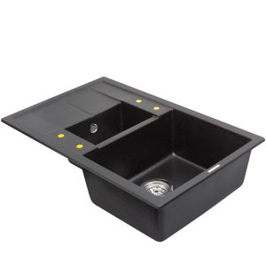 Кухонная мойка Zigmund & Shtain RECHTECK 780.2 ТЕМН.СКАЛА