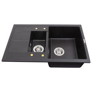 Кухонная мойка Zigmund & Shtain RECHTECK 780.2 ТЕМН.СКАЛА
