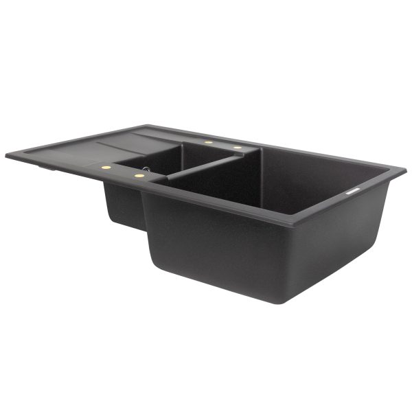 Кухонная мойка Zigmund & Shtain RECHTECK 780.2 ТЕМН.СКАЛА